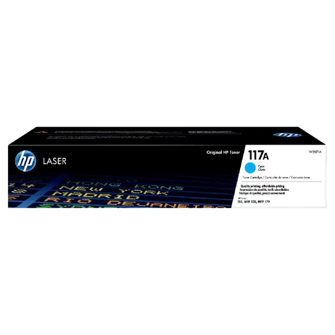 HP 117A Cyan Original Laser Toner Cartridge | W2071A