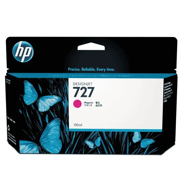 Hp 727 B3P20A Magenta 130-Ml Genuine Hp Designjet Ink Cartridge