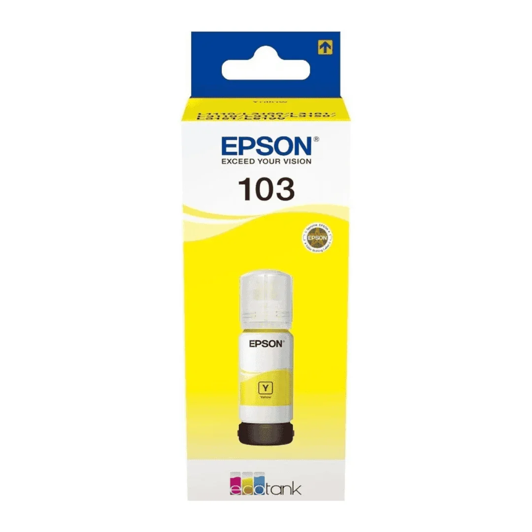 Epson 103 Ecotank Ink Bottle, Yellow
