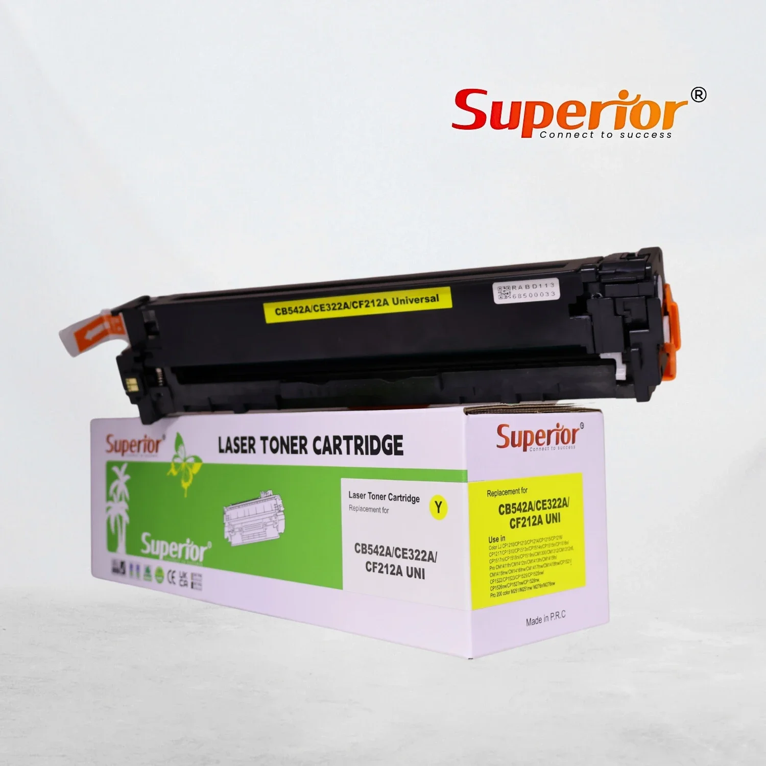 Superior CF212Y Yellow Compatible Toner Cartridge – With Chip